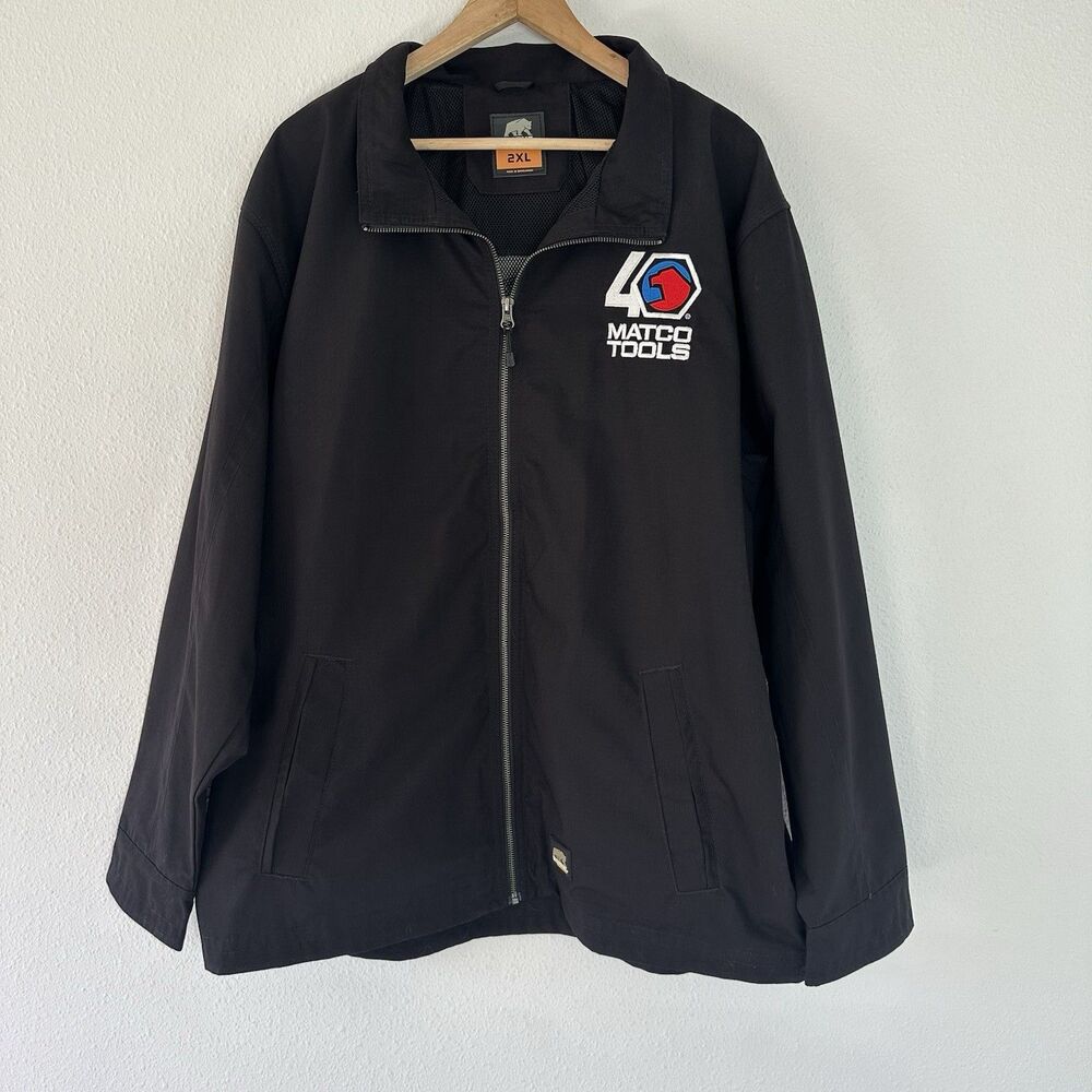 Matco Tools Jacket Mens 2XL Black Berne Work Jacket